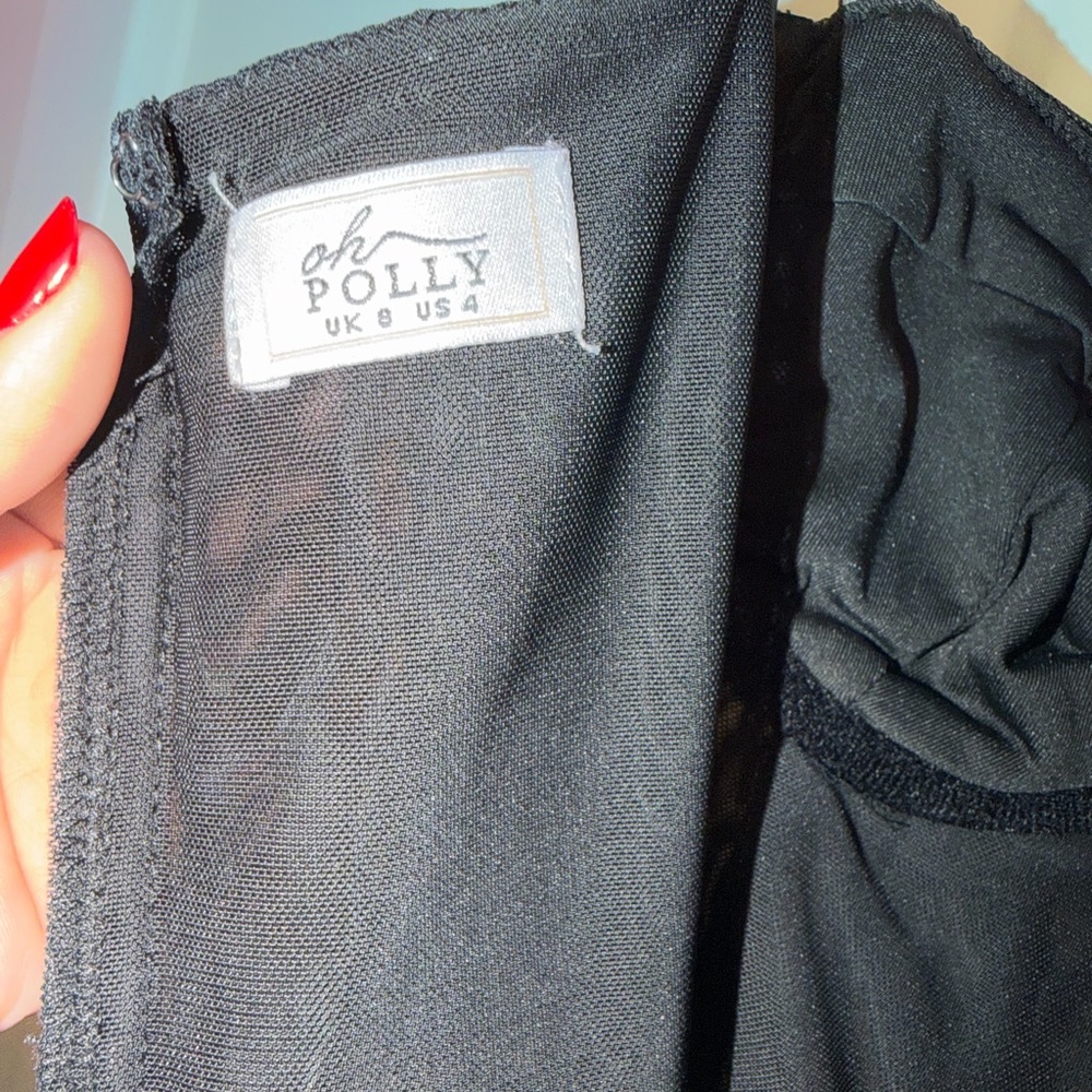 Oh Polly Black Corset Mini Dress - Picture 7 of 7